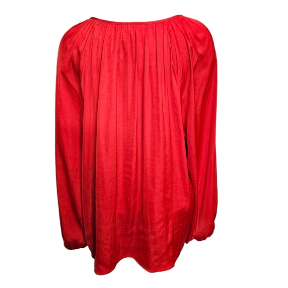 A New Day flowy red blouse. XL - Picture 3 of 5